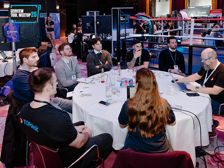 SERVIEW TOOL MEETUP aktive Session der Hersteller und Teilnehmer