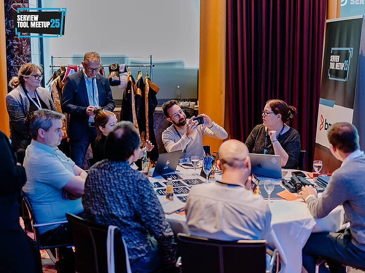 SERVIEW TOOL MEETUP aktive Session der Hersteller und Teilnehmer