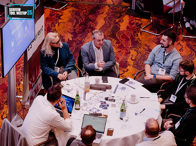 SERVIEW TOOL MEETUP aktive Session der Hersteller und Teilnehmer